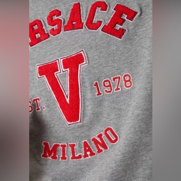 Versace Embroidered Varsity T-shirt - Picture 3 of 8